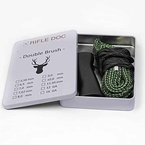 ZEITWISE Schnur mit 2X integrierten Bürsten zum Reinigen von Gewehr, Büchse 5,56mm Cal .223 in Alu Box