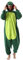 ULEEMARK Jumpsuit Onesie Tier Karton Kigurumi Fasching Halloween Kostüm Lounge Sleepsuit Cosplay Overall Pyjama Schlafanzug Erwachsene Unisex Damen Herren Grün Dinosaurier for XL