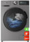 EVVO Lavadora 9kg, Vapor, Motor Inverter, Bajo consumo, Clase A, Hygiene Pro, Lavado Rápido 15', Tambor ePROTECT, SMART LOAD, 1400 rpm, 13 programas, Carga frontal, Nova (9Kg, Inox)