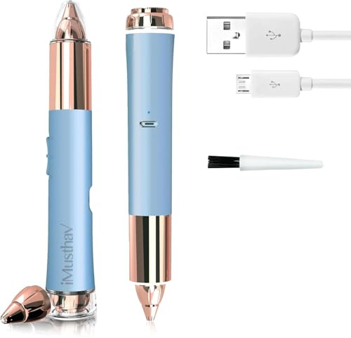 iMusthav Flawless 2-in-1 Facial Hair Remover & Eyebrow Trimmer for Women