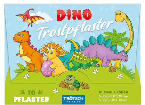 TRÖTSCH - Pflasterset Trostpflaster Dinosaurier: Kinderpflaster Wundpflaster
