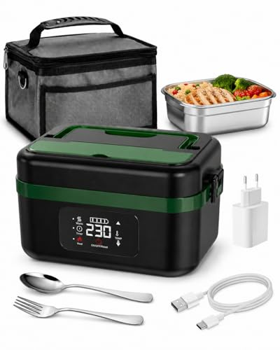 LANMOU Scaldavivande a Batteria 1000 ml, Ricaricabile USB-C, 16000 mAh