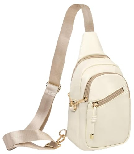 HOTUT Crossbody Bag dam, PU-läder Cabriolet crossbody-väska, liten axelväska dam, axelväska stöldsäker crossbody väska dam för vandring, arbete, sport, resor
