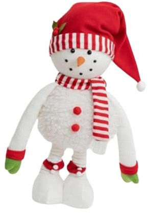 Sharplace Figurine télescopique de Bonhomme de Neige de Noël, décoration de Noël, Jouet Nordique Debout, poupée pour Festival, Chambre, Télescopique de 50 à