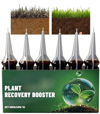 Hiemible Fertilizzante Liquido | Fertilizzante Istantaneo Per Interno E Esterno Con Alimentazione Continua 6 Pezzi - Nutrienti Per Piante Con Bastoncini,Per Ortaggi Fiori Prato Giardino