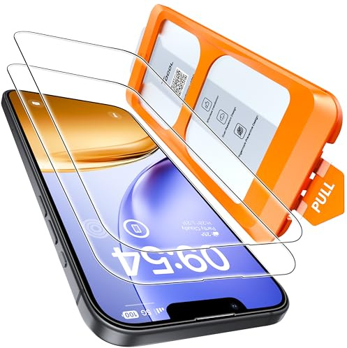 TOCOL 2 Piezas Protector Pantalla para iPhone 17e, Instalación Fácil
