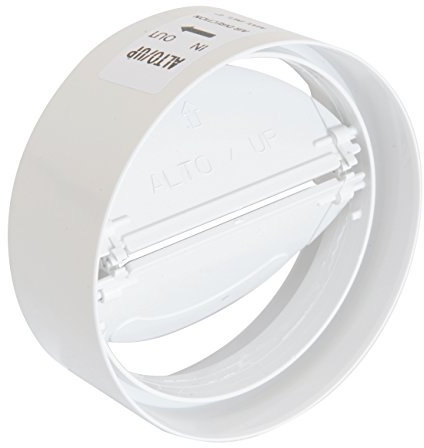 La Ventilazione CVL100B Giunto in ABS con Valvola a Farfalla Antiritorno, diametro 100 mm