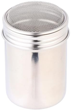 JEWEDECO Botella Malla Inoxidable de Acero Condimento Portátil de 304 Espolvorear para Especias y Cocina para de Casa