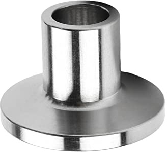 Othmro 304 Stainless Steel Fitting Long Weld Clamp Ferrule Fits Clamp 14x20mm 2Pcs