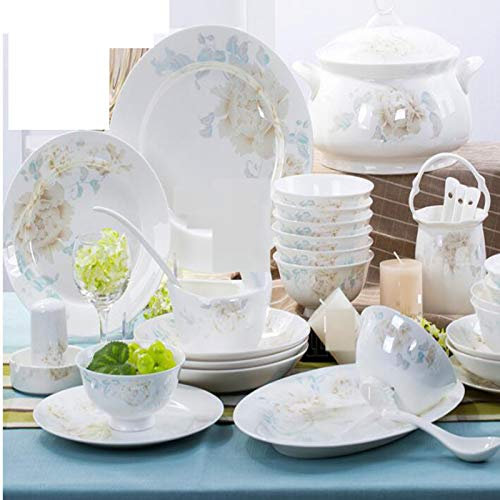Set Ciotole Porcellana Tavola Moderni Porcellana Scodelle Ware Ciotole Dessert Ceramica Può Essere Usato Per Riunione Di Famiglia,A