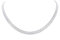 FindChic Schlangenkette Edelstahl Choker Silber Sleek Halskette 51cm Flachpanzerkette Silberkette Halsreif Partnerkette Freundschaftskette für Damen Fruen Mädchen