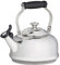Le Creuset Whistling Tea Kettle with Metal Finishes, 1.2 qt., Stainless Steel