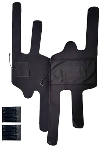 Chauffe-genoux - Coussin chauffant pour les jambes | Emballage thermique réglable, bande thermique flexible, coussin électrique avec soulagement, idéal pour le soutien du mollet, le confort des