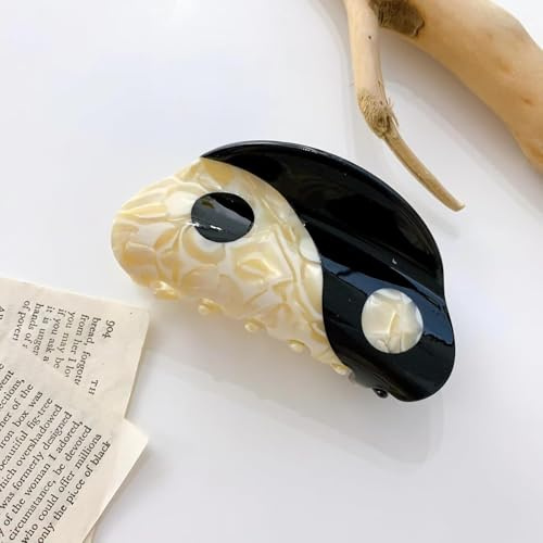 Yin Yang Accessoires à cheveux Pinces à cheveux pour petite amie, punk, gothique, vintage, embellissements de cheveux, cadeaux esthétiques, grandes pinces et barrettes, décorations