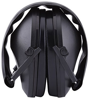 Akozon Casques Antibruit Industriels, Réduction du Bruit Cache-oreilles Acoustiques Protection de l'ouïe Protège-oreilles pour le Tir au Travail(12-Noir)