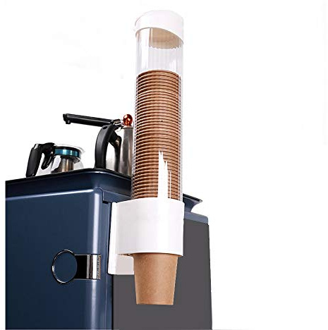 Supporto per bicchieri di carta，Distributore di bicchieri monouso,Dispenser bicchieri， ideale per bicchieri di plastica o di carta,Può essere montato con un magnete(L)