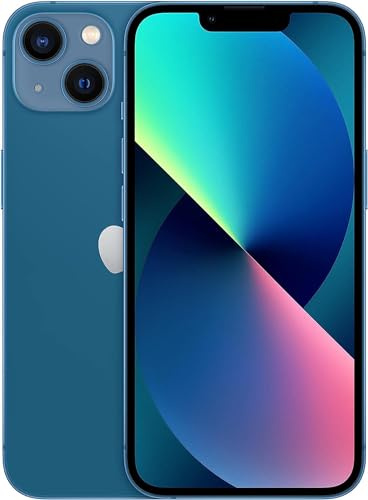 Apple iPhone 13, 256GB, Blue - Unlocked (Renewed)