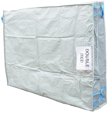 Mattress Moving Bag - HEAVY DUTY - Choose your SIZE - Thick Industrial Grade Mattress Bag with Handles - Mattress Storage & Moving Bag (Double)