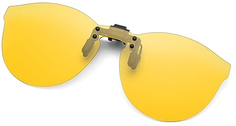 Long Keeper Clip Lunettes de Soleil Polarisées pour femme homme, Clip Solaire pour Lunettes de Vue Flip Up Lunettes Anti Eblouissement