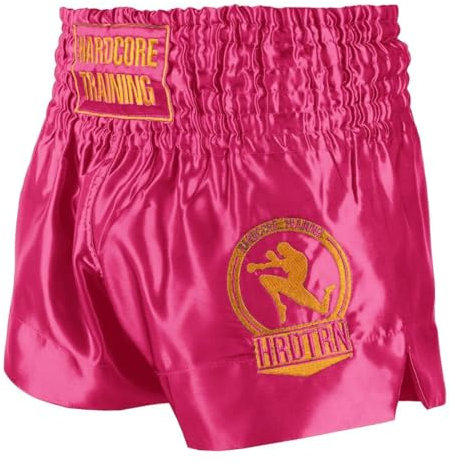 Hardcore Training Damen Klassische Muay Thai Shorts Kickboxen MMA Kampfsport Sparring Shorts Grappling