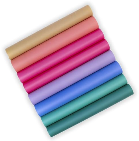 Craftelier - Set de 16 Papeles Vellum en Colores Pastel - 8 Colores | Libres de Ácidos y Ligninas | Ideales para Estampar, Troquelar, Imprimir o Embosar | Tamaño 30 x 30 cm - Gramaje 120 g/m²