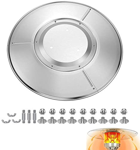 Anulely Pièce de dôme de Rechange pour radiateur de terrasse, Accessoire de pièce de Rechange en Aluminium, Parasol Chauffant au Propane pour Pare-Brise extérieur