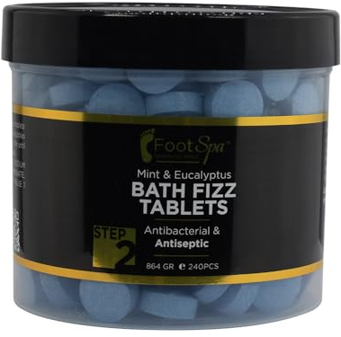 FootSpa Bath Fizz Pedicure Prep Soak - High-Performance Skin Treatment with The Callus-Dissolving Formula to Actively Dissolve Rough Skin for Perfectly Smooth, Spa-Quality Feet 42 Oz