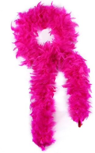 SOGUGOM 50G Boa en plumes, Boa de 2 yards pour accessoires des années 1920 | Boa en plumes moelleux, pour mamans de rentrée, nuits de Harlem, Gatsby et showgirl