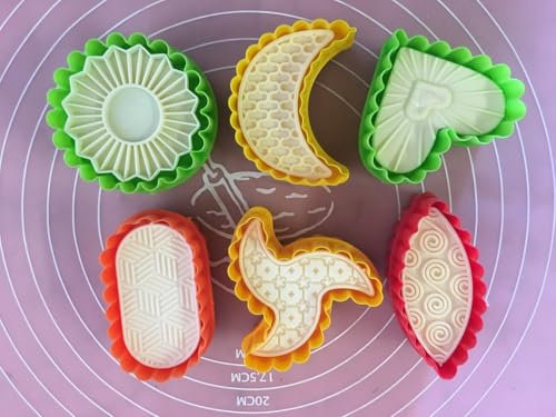 La Petite Caverne 131-6 EMPORTES PIÈCE 12 EMPREINTES DOUBLES FACES FONDANT CAKE SABLÉ GÂTEAU ORIENTAL