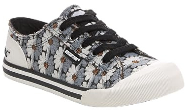 Rocket Dog Womens Jazzin Sneaker, Black Multicoloured, 8 UK