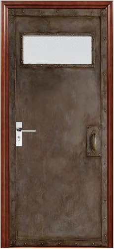 Door Stickers for Interior Doors Prison 3D Door Stickers Self-Adhesive Prison Peel and Stick Vinyl Murals Sticker Waterproof Door Wallpaper for Living Room Bedroom Decor 77 x 200 cm E618