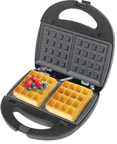 Appareil multifonction 6 en 1 pour sandwich, gaufres, donuts, petit-déjeuner, brunch, fêtes et événements