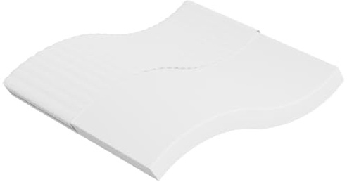 QUAHEAS Materasso in schiuma media morbida, 200 x 200 cm, traspirante, reversibile, con rivestimento lavabile, ergonomico, per camera da letto, comodo materasso arrotolabile, topper in schiuma fredda