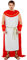 tectake dressforfun Herrenkostüm Römer Tiberius | edles, langes Gewand | aufgenähter Kragen | inkl. Armstulpen, Bindegürtel & Umhang (L/XL | Nr. 300404)