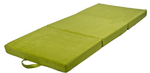 Velinda Klappmatratze Faltmatratze Gästebett Campingmatratze Reisematratze 80x200x10cm (Farbe: grün)