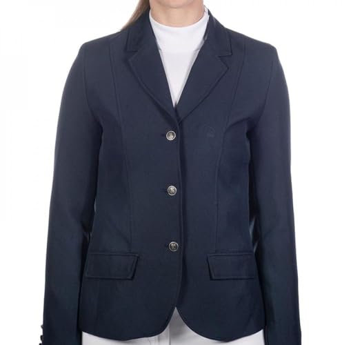 HKM Marburg Wettbewerbsjacke für Mädchen und Mädchen, schwarz, 13/14 Jahre