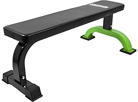 Komodo Flat Weight Bench Home Gym Weightlifting Workout