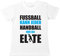 clothinx Kinder T-Shirt Fussball Kann Jeder Handball Nur Die Elite Weiß Gr. 152