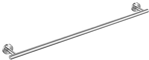 KES Porta Asciugamani Bagno Portasciugamani Parete Portaasciugamano Acciaio inossidabile 90 CM Spazzolato, A2000S90DG-2-UPC