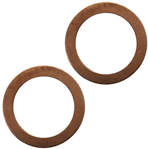 AERZETIX - C66359 - Set di 2 anelli/guarnizioni di tenuta, vite di scarico olio - compatibile con numeri OE 10280060, N0138492