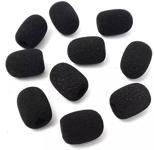 GANPUB 10 st svarta mikrofonheadset grill vindruta svamp skum mikrofon skydd pris svart grossist, vindrutor och popfilter, vindrutor och popfilter