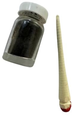 Maroccan Ithmid Kohl Infuso con pietra naturale 10 g, eyeliner in polvere nera