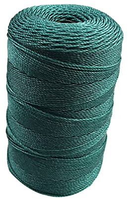 Angoily Rollo de Cuerda de Nailon Trenzada de 6 Hebras Ultra Delgada para Pesca y Vuelo de Papalotes, Cuerda Multiusos Resistente para Exteriores y Reparación de Redes