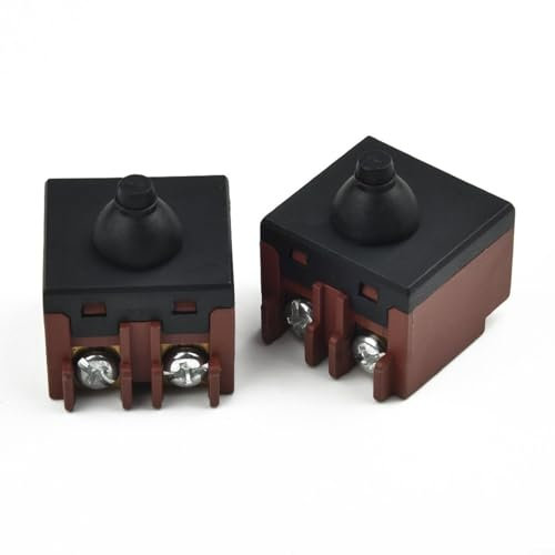 Interruptor de amoladora angular de repuesto, botón de encendido, accesorios de herramientas eléctricas para pulidora 100 mm