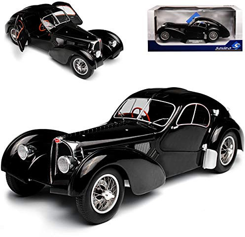 Solido Bugatti Atlantic Typ 57 SC Coupe Schwarz 1934-1940 1/18 Modell Auto