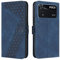 OKZone Funda para Xiaomi Poco M4 Pro 4G, PU Cuero Flip Carcasa Fundas Móvil de Tapa Libro Caso Piel PU para Xiaomi Poco M4 Pro 4G, Billetera Tarjetero Case Telefono Cubrir Móvil Phone Cover (Azul)
