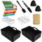 HOMELYLIFE Air Fryer Accessories, Silicone Air Fryer Liners for Ninja AF400UK AF300UK AF451UK AF500UK Tower T17088 7.6L-9.5L, 10 Pcs Dual Air Fryer Accessories Includes Cooking Guide Booklet
