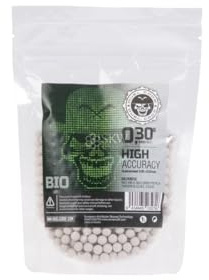 Bolsa de Bolas Blancas para Airsoft biodegradables - 0,30 Gramos - Paquete de 1000 BBS - Marca Duel Code