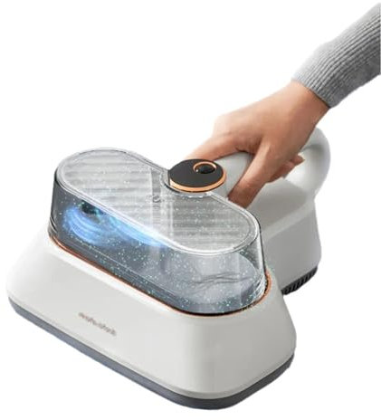 Aspirador de ácaros, gran succión de 12 kPa/esterilización inteligente por rayos ultravioleta, para limpieza de sábanas y camas del hogar