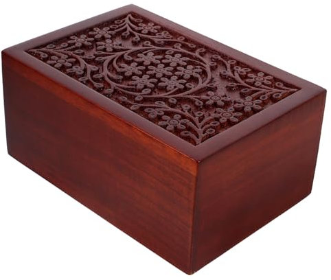 CIYODO Boîte Urne en Bois Massif urne de Chien pour Les Cendres Urnes pour Animaux de Compagnie pour Les Cendres Urnes pour Cendres d'animaux urne de crémation pour Animaux de Compagnie